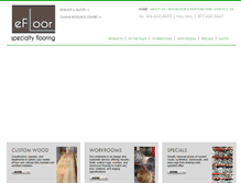 Tablet Screenshot of efloor.ca